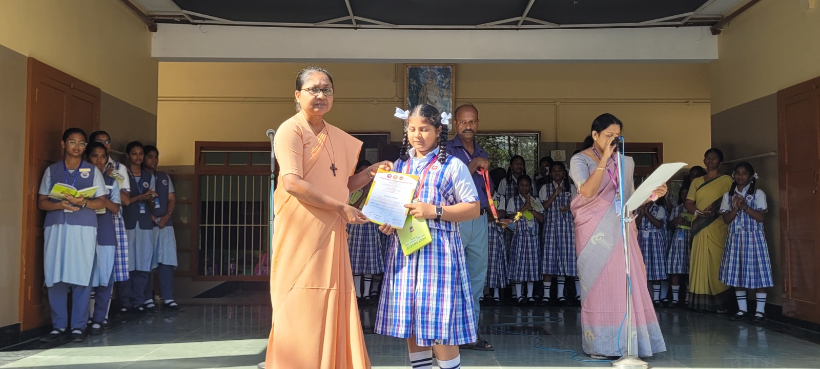 V. Charu Desna won Gold Medal in Sub